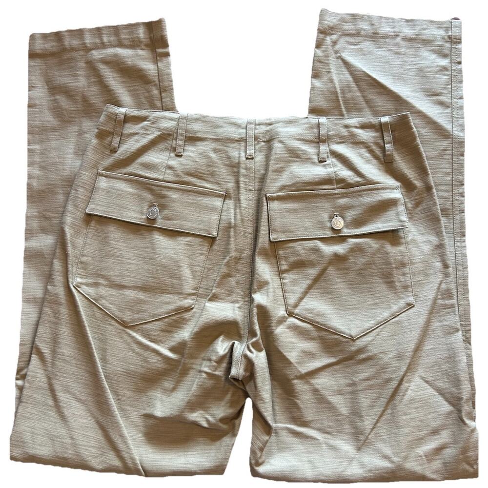 Seven 7 For All Mankind Khaki Trousers Women’s Sz 32 Wide Leg Baggy‎ Chino Pants - Picture 2 of 12